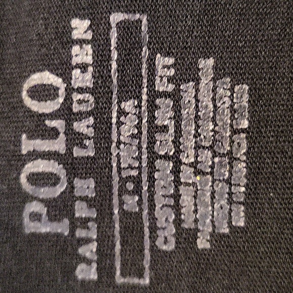 Polo Ralph Lauren long Sleeved black shirt - size M Slim Fit - GUC - Picture 6 of 6
